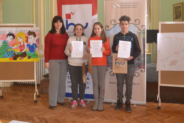 Održan kviz "Čitanjem do zvezda" za međuškolski nivo učenika koji pohađaju nastavu na hrvatskom jeziku