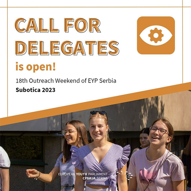 Učestvuj na konferenciji Evropskog parlamenta mladih (22-23. april)