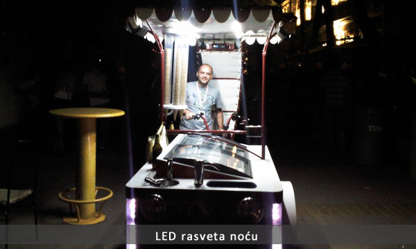 Solarno vozilo za prodaju sladoleda