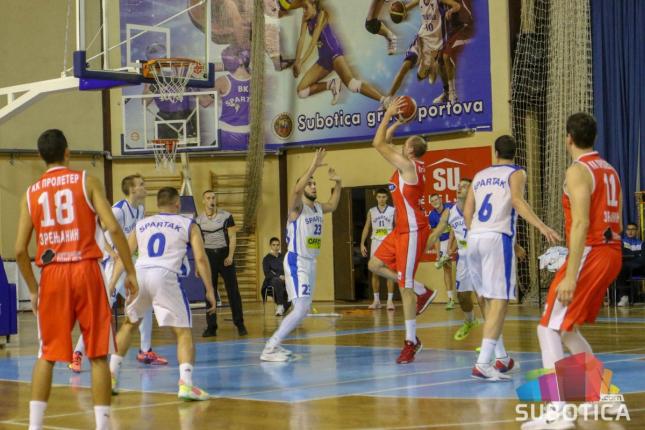 Košarka: Spartak opravdao ulogu favorita protiv Proletera i nanizao četvrtu pobedu u sezoni