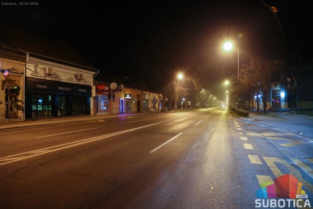 Deset osoba procesuirano zbog kršenja policijskog časa u Subotici, jedna zbog nepoštovanja mere izolacije