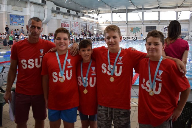 Plivanje: Spartakovih osam zlatnih medalja na Prvenstvu Srbije za pionire, Danilo Dulić najbolji pojedinac