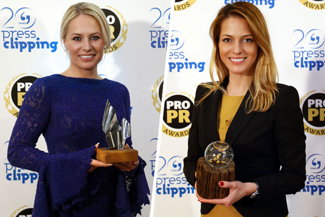 Priznanje "Pro.PR" u Andreinim rukama