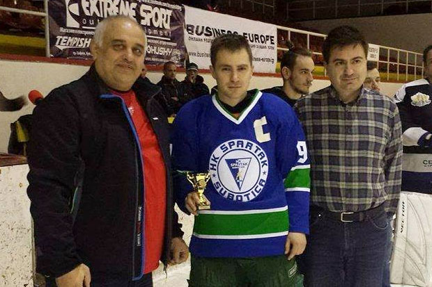 Hokejaši Spartaka u Bugarskoj proslavili titulu šampiona Balkana