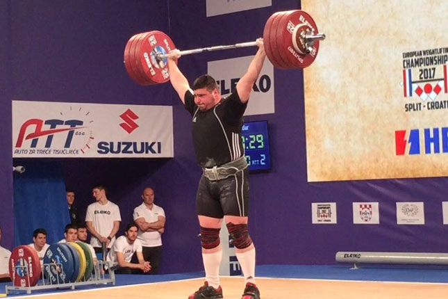 Dizači tegova Spartaka nastupili na Evropskom prvenstvu za seniore