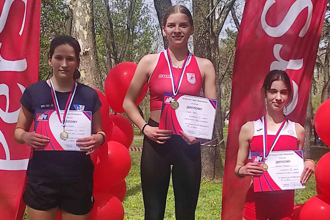 Atletika: Zapaženi nastupi Spartakovih nada na krosu u Zrenjaninu