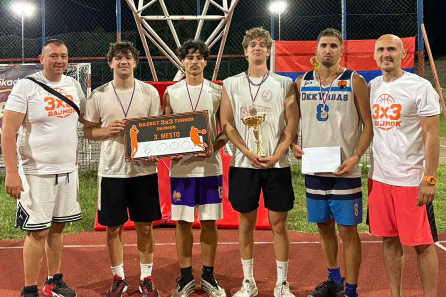 Četvrti "Basket 3x3 Bajmok" okupio 20 ekipa, "Samba kafa" najuspešnija