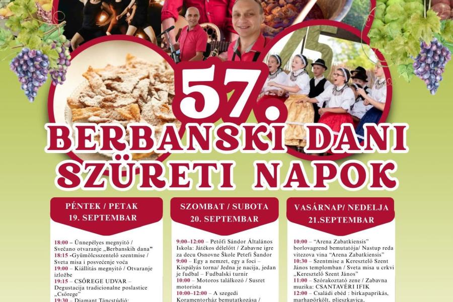 Hajdukovo spremno za 57. Berbanske dane