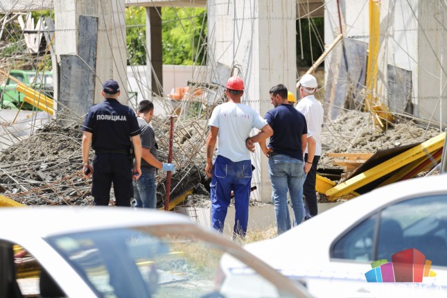 Urušila se ploča na gradilištu zgrade na Prozivci