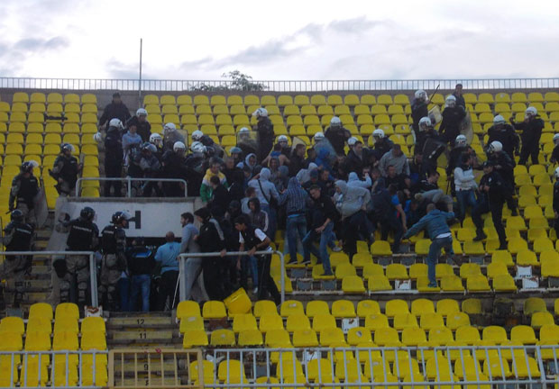 Saopštenje navijačke grupe "Marinci" povodom incidenata na stadionu JNA
