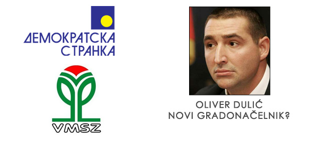 DS i SVM postigli dogovor, Oliver Dulić gradonačelnik?