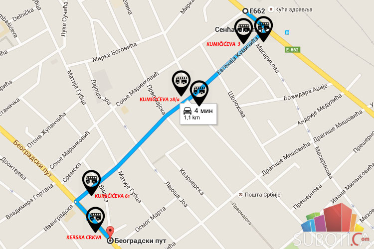 Deo Bajnatske zatvoren do 1. juna, autobuski saobraćaj ide kroz Kumičićevu