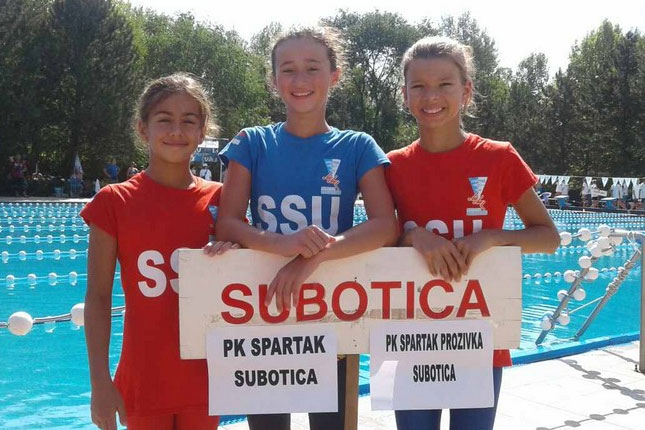 Plivači Spartaka osvojili 8 medalja na međunarodnom mitingu u Adi