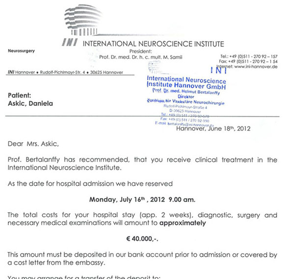 Apel za pomoć Danieli Aškić