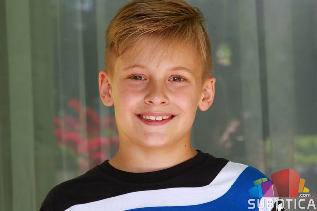 Oni dolaze: Strahinja Odović, učenik OŠ "Majšanski put" i član Plivačkog kluba "Spartak Prozivka"