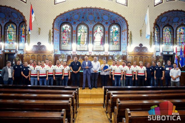 Vaterpolo reprezentacija Srbije na pripremama u Subotici