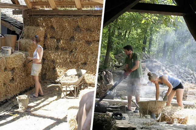 Oprobajte se u gradnji kuće od slame na Letnjem kampu "Majkinog salaša"