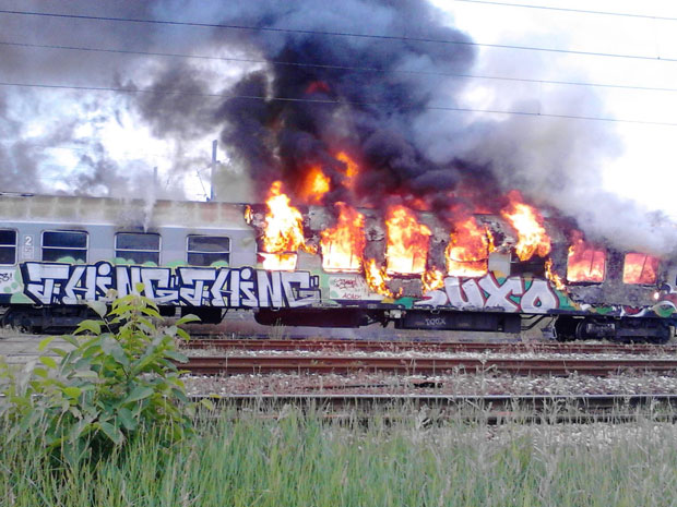 Požar na Železničkoj stanici