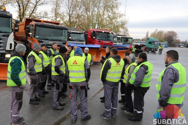Zimska služba spremna za predstojeće snežne dane