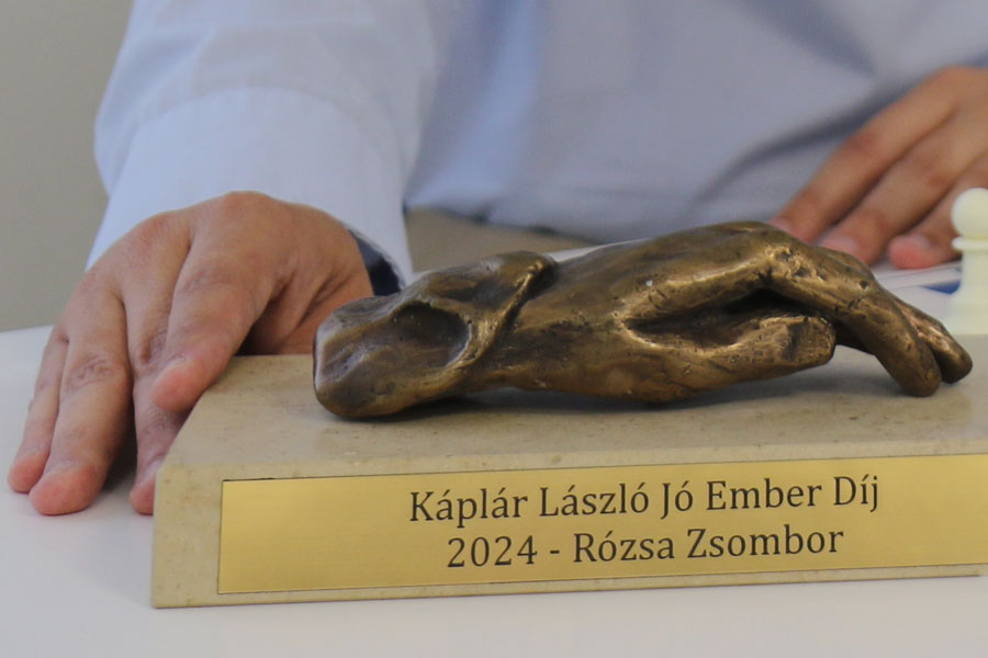 Dobitnik "Nagrade za dobrog čoveka" - Žombor Roža: "Šah ne poznaje jezičku barijeru"