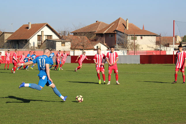 Fudbal: Bačka 1901 slavila protiv Mladosti golom Milića
