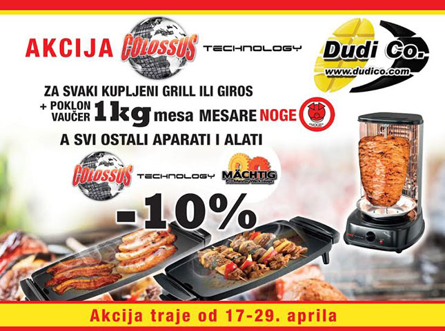 Akcija Dudi Co povodom prvomajskih praznika