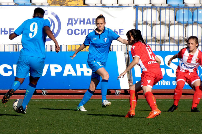 Fudbal (Ž): Spartak slavio u derbiju protiv Crvene zvezde (4:0)