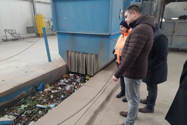 Pokrajinski sekretar Nemanja Erceg obišao Regionalnu deponiju