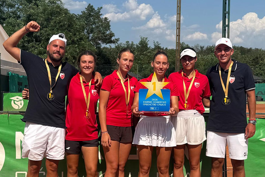 Tenis: Spartak šampion Srbije! Odbranjena titula posle velikog preokreta