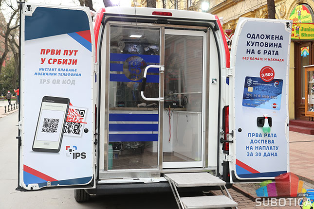 Mobilna ekspozitura "Poštanske štadionice" prvi put u Subotici