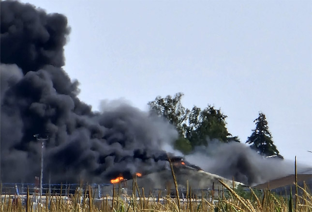 Požar u objektu na Čantavirskom putu