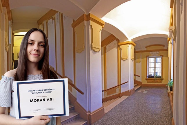 Ana Mokan dobitnica stipendije "Svetlana S. Simić"