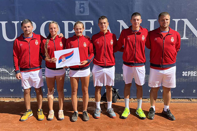 Tenis: Trener Spartaka Ladislav Demeter sa reprezentacijom Srbije na krovu Evrope!
