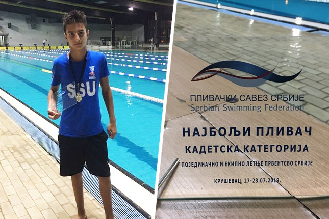 Plivanje: Spartakovi kadeti treći u Kruševcu, Barši najbolji plivač prvenstva