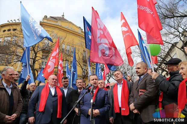 Miting koalicije oko SPS-a