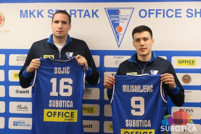 Košarka: Milisavljević i Bojić pojačali Spartak, u nedelju protiv Slobode iz Užica