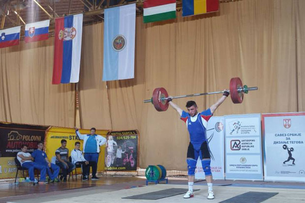 Dizači tegova Spartaka osvajači 30. Kupa Subotice, Ervin Rožnjik najbolji pojedinačno