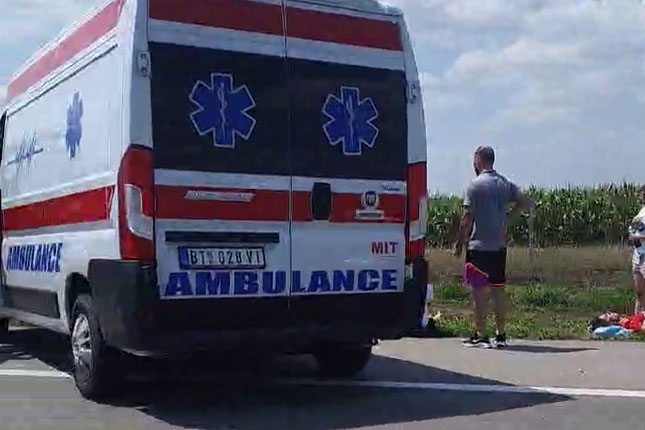 Teška saobraćajna nezgoda na auto-putu kod Bačke Topole, devetoro povređenih
