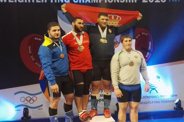 Tamaš Kajdoči juniorski vicešampion Evrope u dizanju tegova