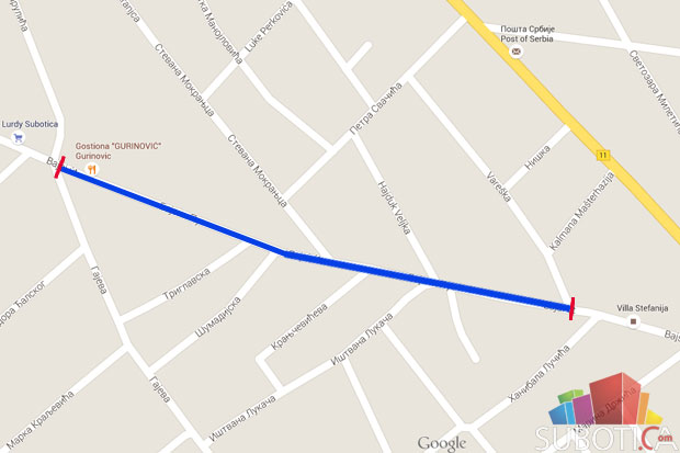 Sledi zatvaranje dela ulice Matije Gupca