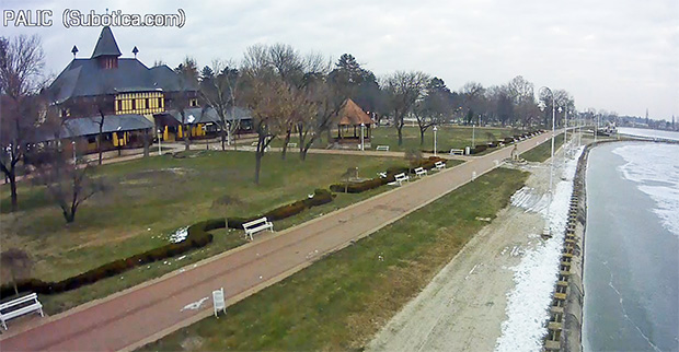 Led na Paliću tanak za klizače