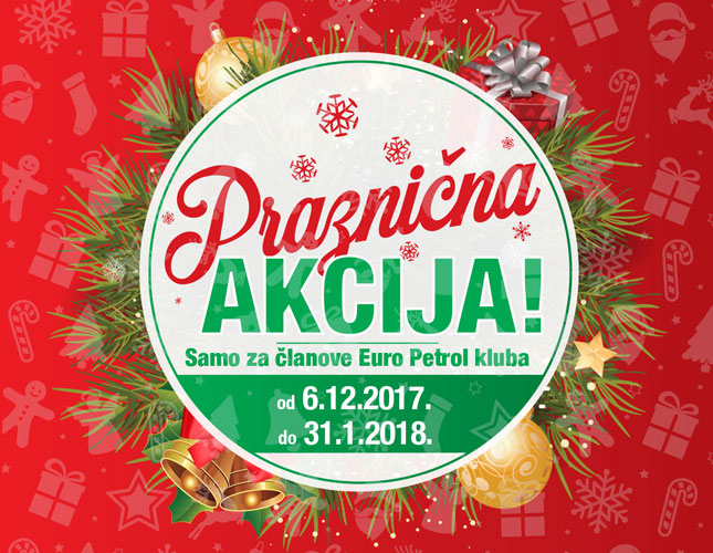 Praznična akcija za sve članove Euro Petrol kluba