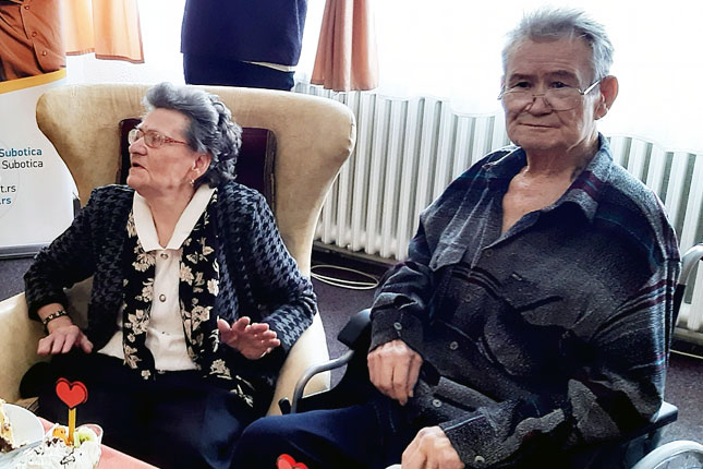 Stanovnici Gerontološkog centra obeležili šest decenija braka