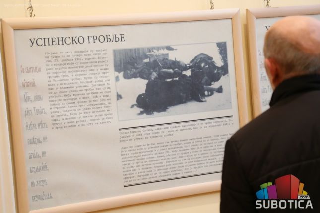 U SKC „Sveti Sava“ otvorena izložba „Pogrom u Bačkoj – 80 godina od Novosadske racije“