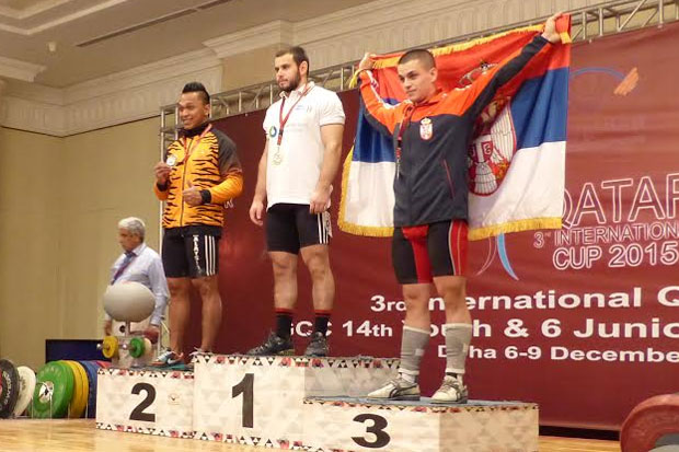 Ervin Rožnjik bronzan na Kupu Katara u dizanju tegova