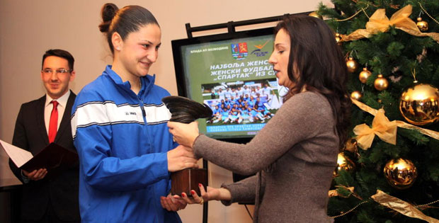 ŽFK "Spartak" najbolja ekipa Vojvodine u 2012. godini