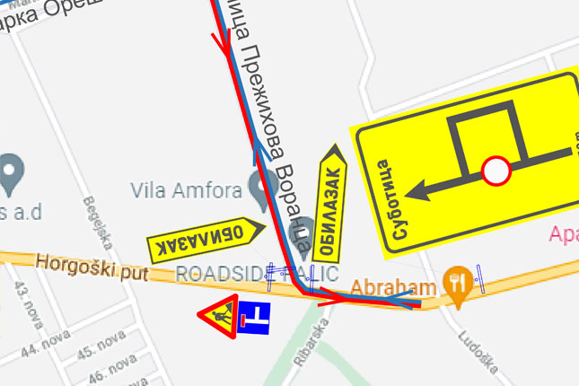 U toku radovi na pružnom prelazu u centru Palića, vozila se upućuju na obilazni put