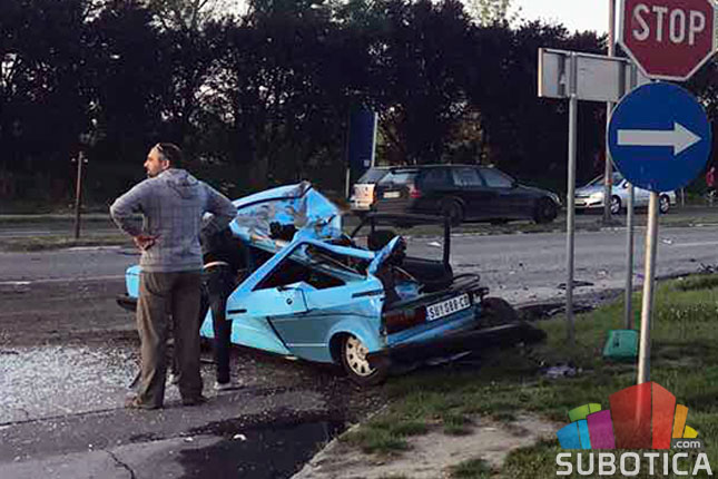 Teška saobraćajna nezgoda na putu za Palić