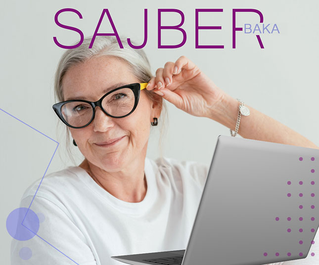 Digitalna edukacija penzionera kroz kurs "Sajber baka"