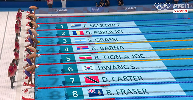 Plivanje: Barna nije uspeo da se kvalifikuje u polufinale discipline 50m na OI u Tokiju